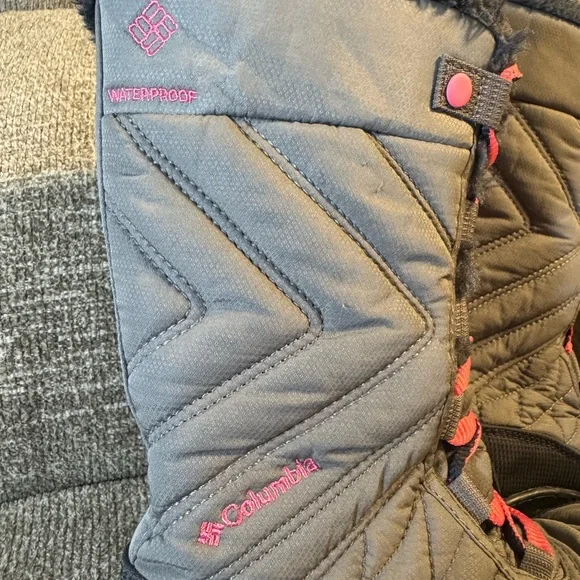 Columbia Youth Minx Mid III Waterproof Omni-Heat Snow Boots Size 1 - Picture 4 of 8